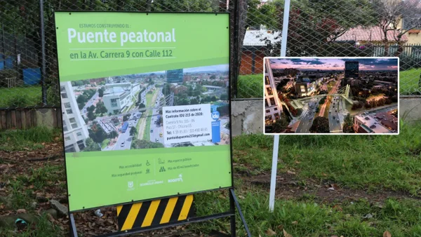 Retoman construcción de puente peatonal en Bogotá tras seis años de demoras: ahora la obra cuesta más del doble Retoman construcción de puente peatonal en Bogotá tras seis años de demoras: ahora la obra cuesta más del doble