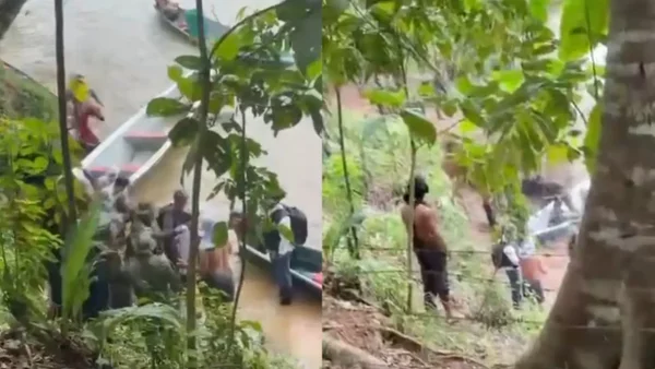 VIDEO | Civiles se enfrentaron al Ejército en Caquetá para impedir destrucción de maquinaria ilegal VIDEO | Civiles se enfrentaron al Ejército en Caquetá para impedir destrucción de maquinaria ilegal