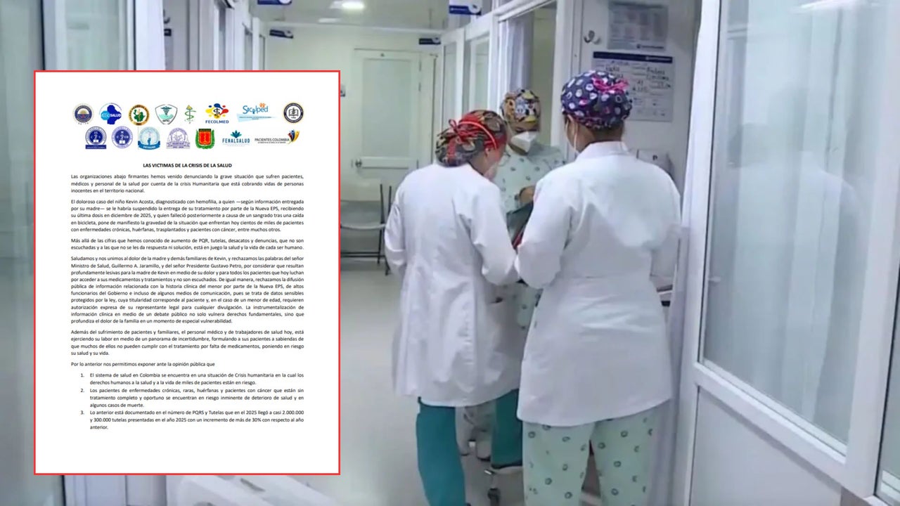 Medical organizations denounce humanitarian crisis after the death of Kevin Acosta