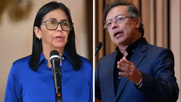 Delcy Rodríguez conversó con el presidente Gustavo Petro: ¿Qué temas trataron?