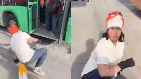 VIDEO | Conductor le cierra la puerta del bus a joven “therian” y desata polémica en redes VIDEO | Conductor le cierra la puerta del bus a joven “therian” y desata polémica en redes