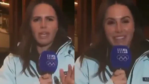 VIDEO| Periodista pidió disculpas tras salir ebria en transmisión en vivo en los Olímpicos de Invierno