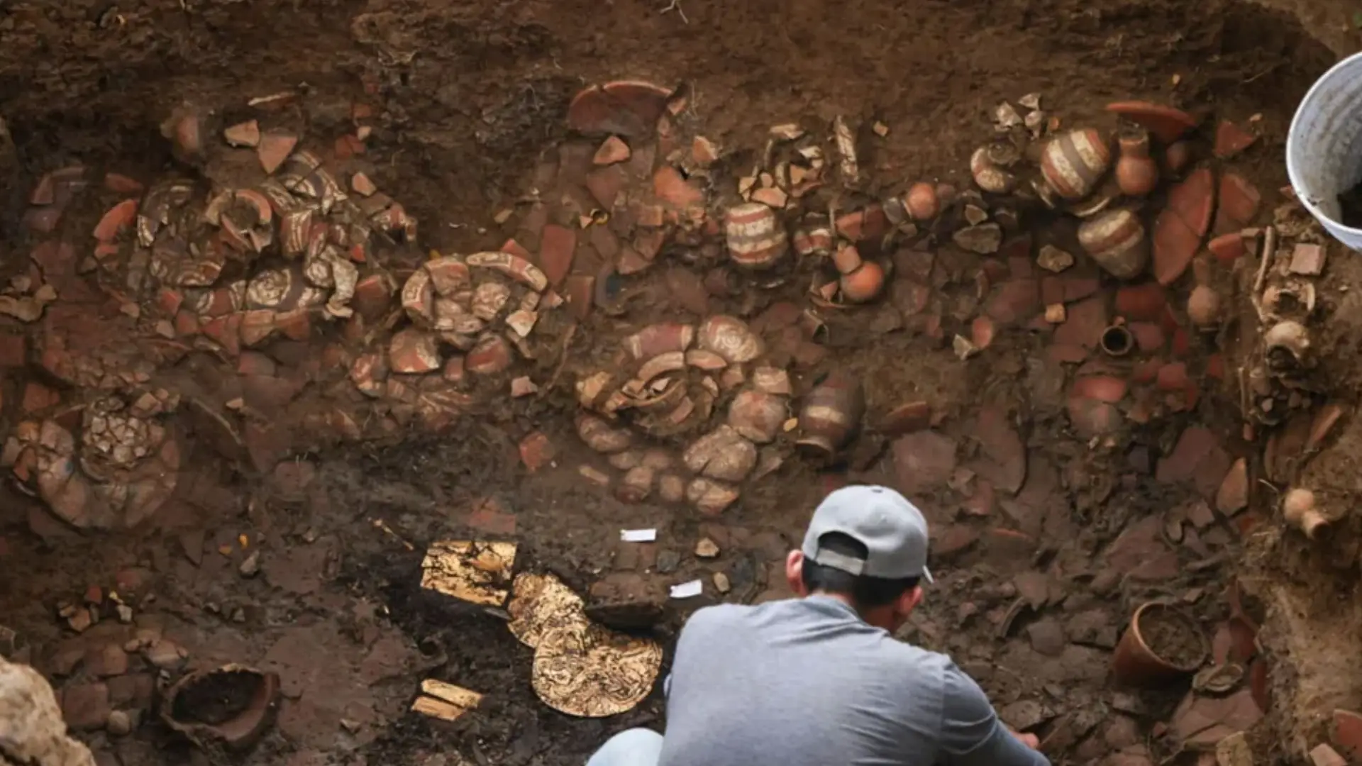 Tumba de más de mil años en Panamá.