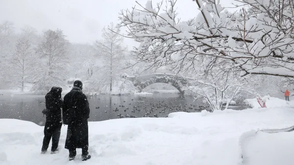 Nueva York está bajo alerta por una nueva tormenta de nieve: vuelos fueron cancelados porque viajar es “extremadamente peligroso”