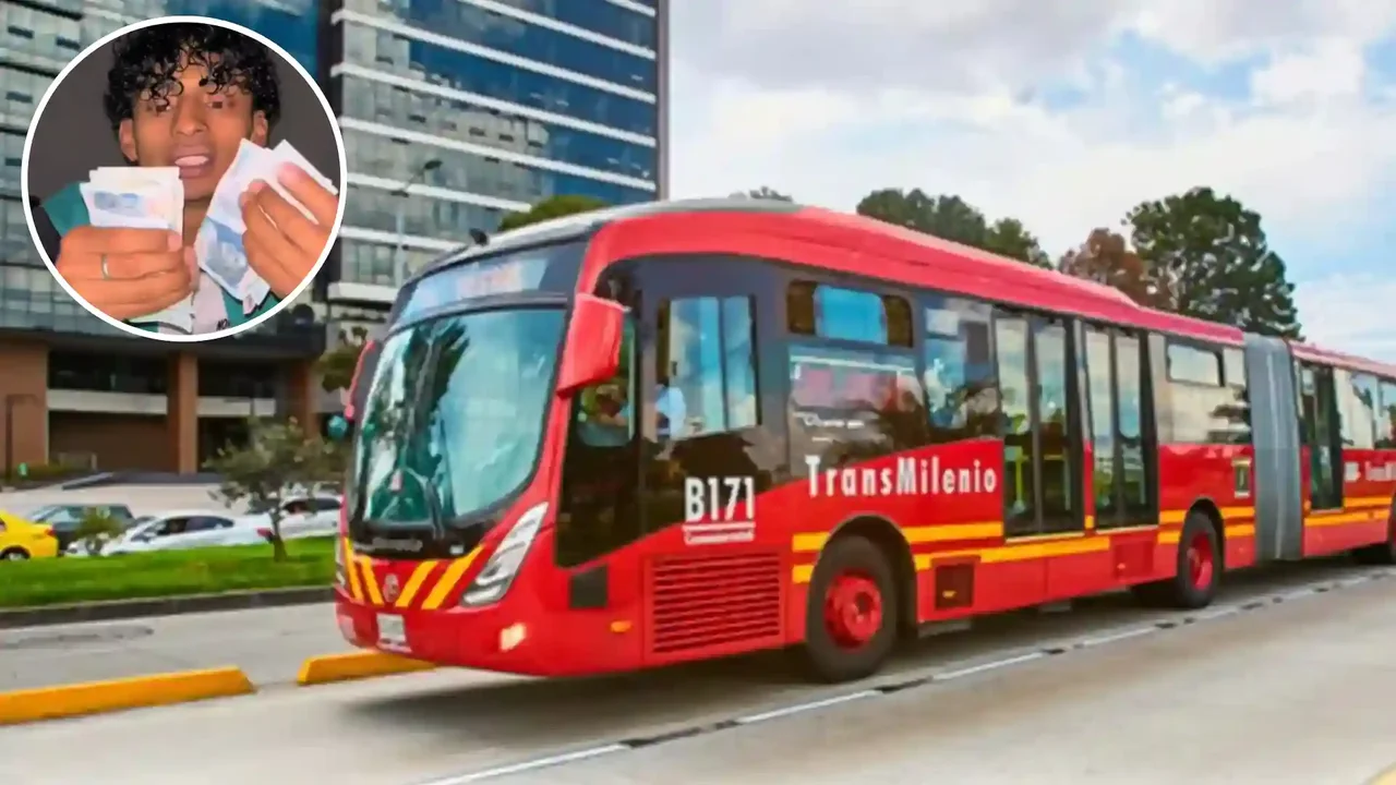 Young singer on TransMilenio revealed how much he earns per day: more than a minimum wage