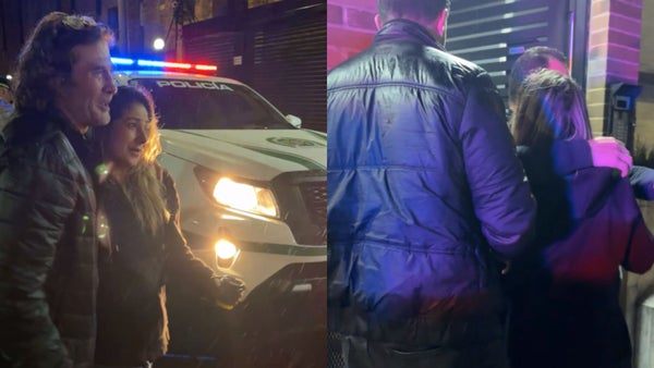 Primeras imágenes de Diana Ospina: apareció en el CAI Mirador, en Bogotá