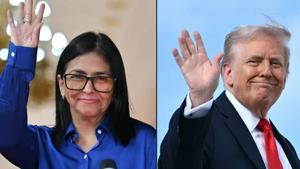 Delcy Rodríguez le pidió a Donald Trump que suspenda las sanciones en Venezuela