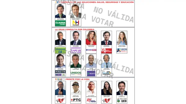 Estos son los candidatos que lideran la intención de voto para las consultas del 8 de marzo
