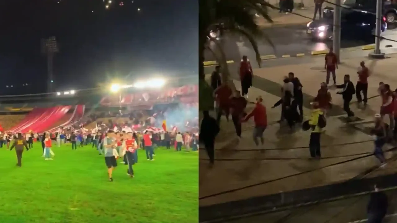 Santa Fe fans clashed with knives at the club's 85th birthday: videos