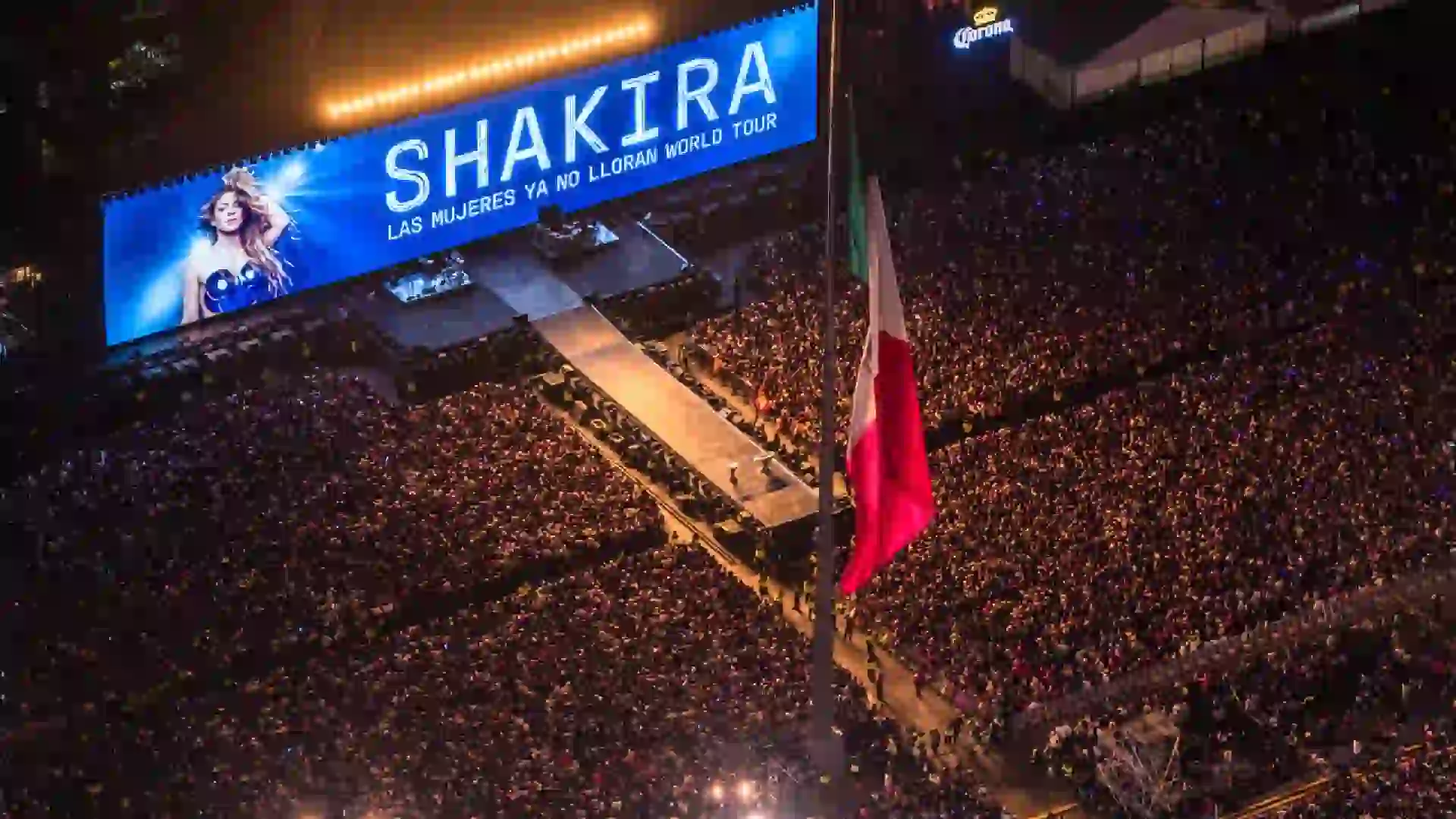 Shakira en El Zócalo, México