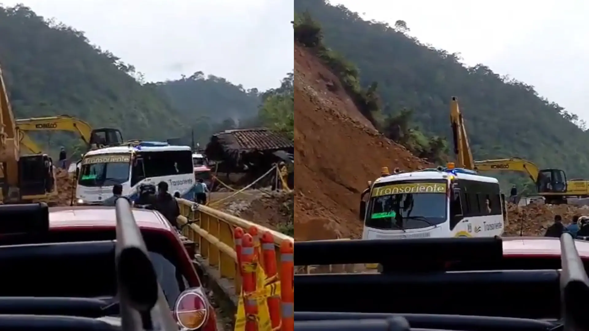 Cierre vía Medellín - Bogotá