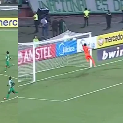 Video: Golazo desde la mitad de la cancha de Millonarios en el clásico ...