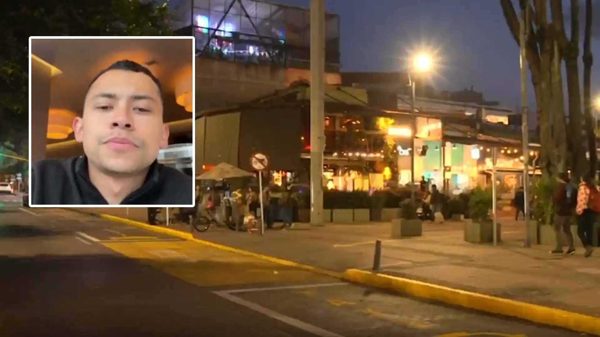 Esto es lo que muestran las imágenes que captaron por última vez a David Acosta antes de desaparecer en la Zona T