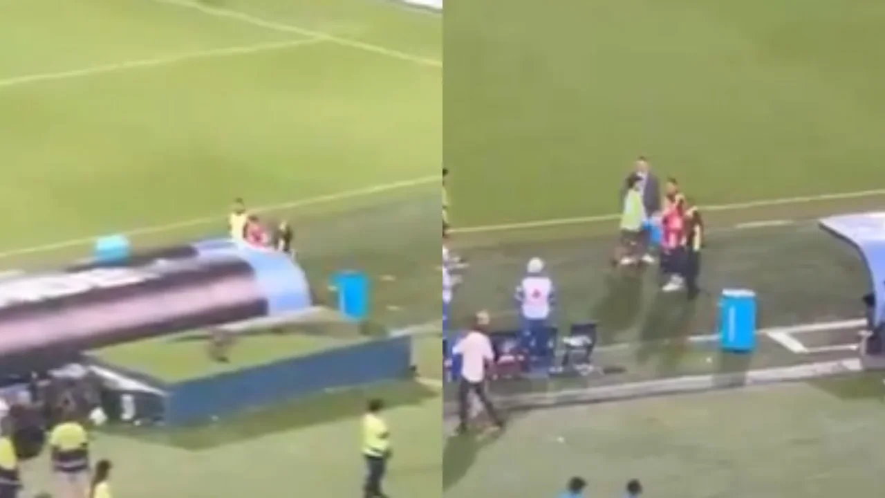 Millonarios Photographer Attacked and Removed from Atanasio Field