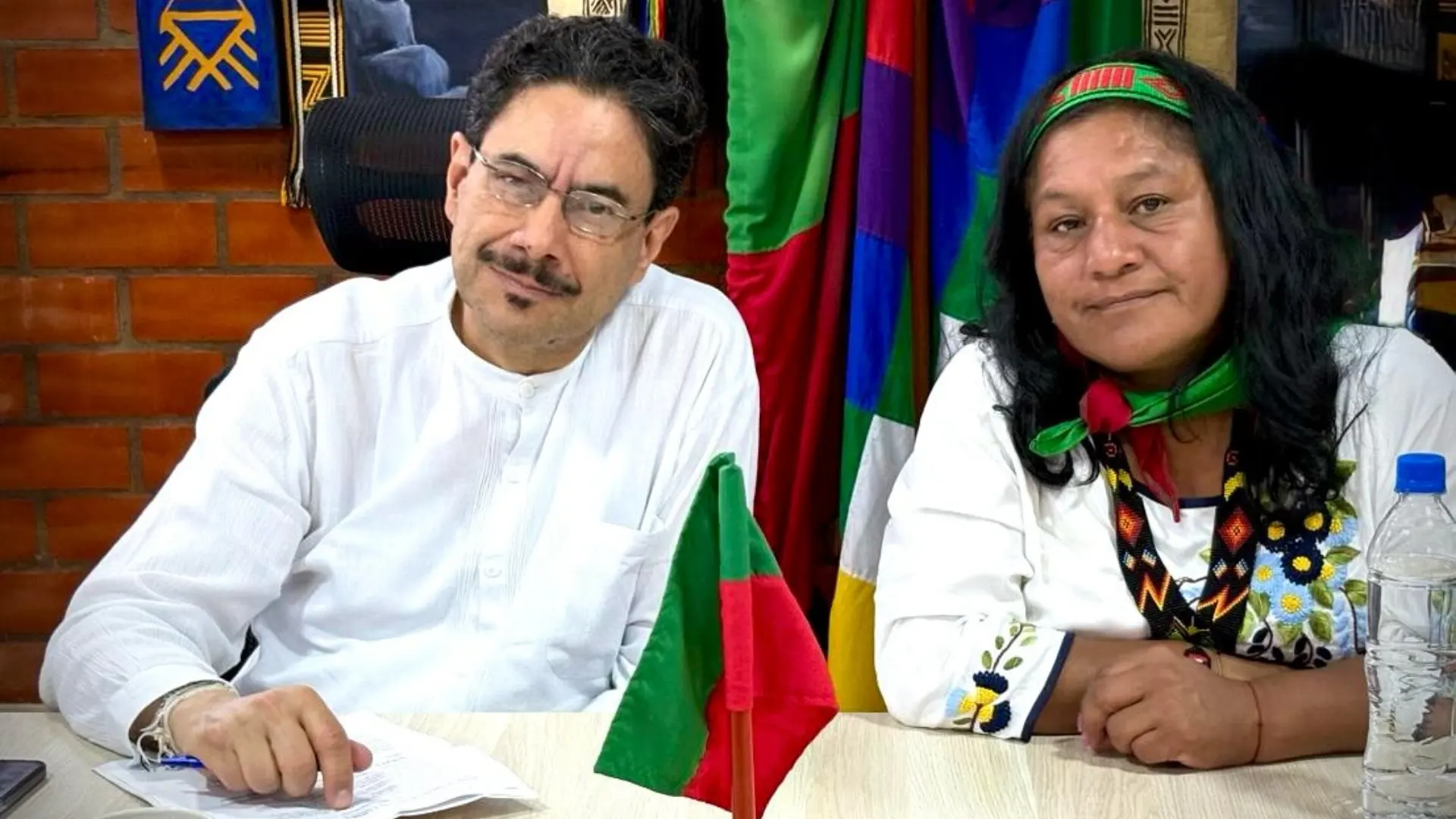 Iván Cepeda y Aida Quilcué