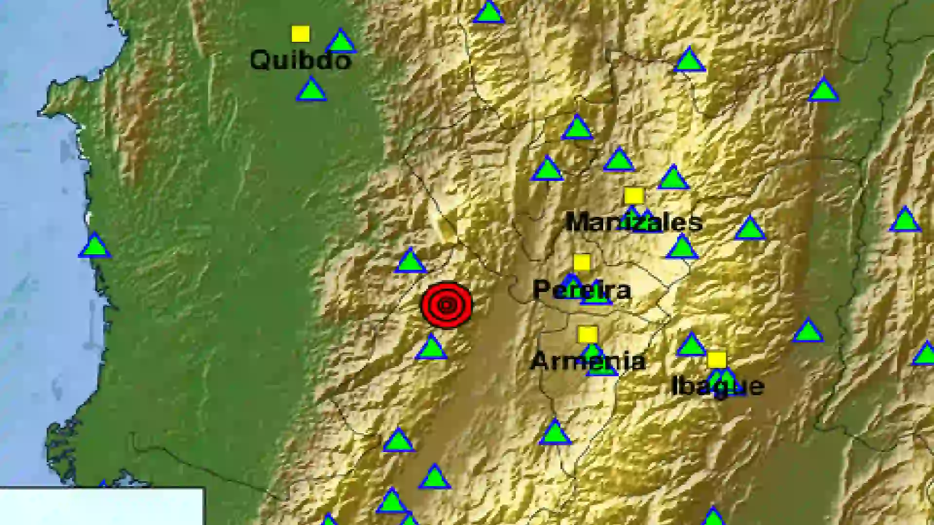 Temblor en Colombia este 9 de marzo