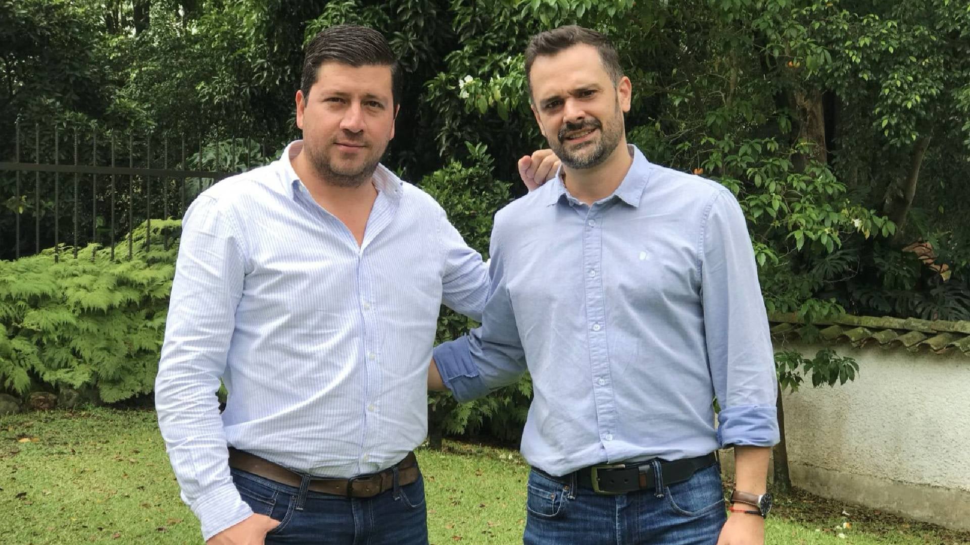 Camilo Montoya y Santiago Uribe, fundadores de Azimut Energía. Foto cortesía: Azimut Energía,