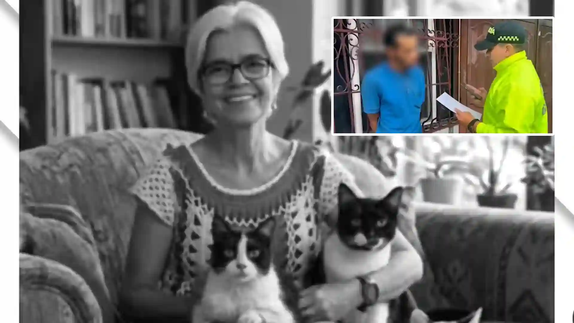 Detalles del atroz crimen de la animalista María Nancy Díaz a manos de su propio hijo en Cali