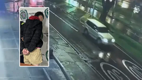 VIDEO | Joven ladrón robó una camioneta y desembocó persecución a toda velocidad en Bogotá