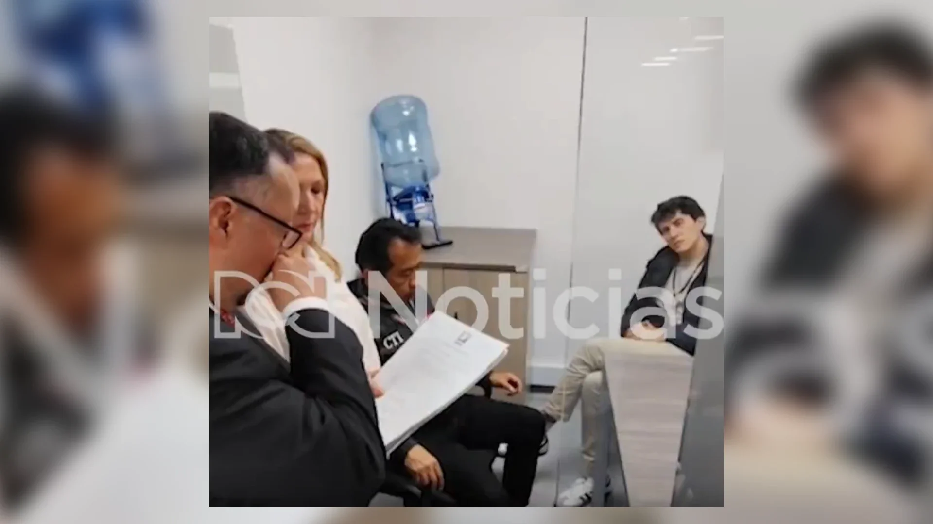 Wadith Manzur en el búnker de la Fiscalía.