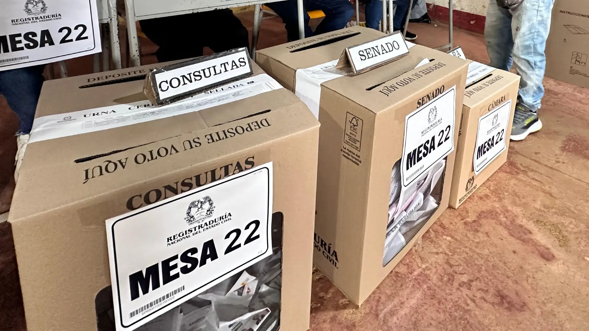 Jornada de votación 8 de marzo