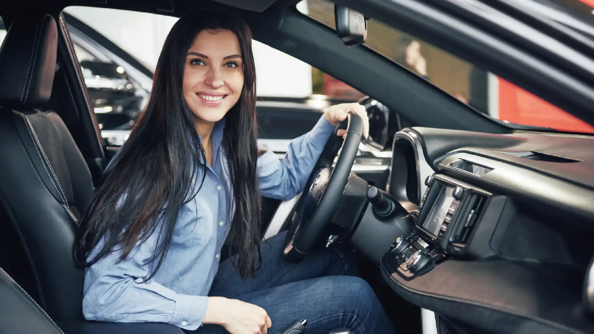 Mujer conductora: licencia de conduccion