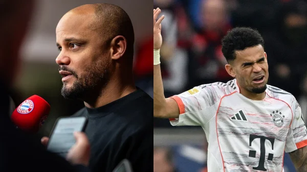 Vincent Kompany se pronunció tras el extraño partido de Luis Díaz y el árbitro reconoció su error