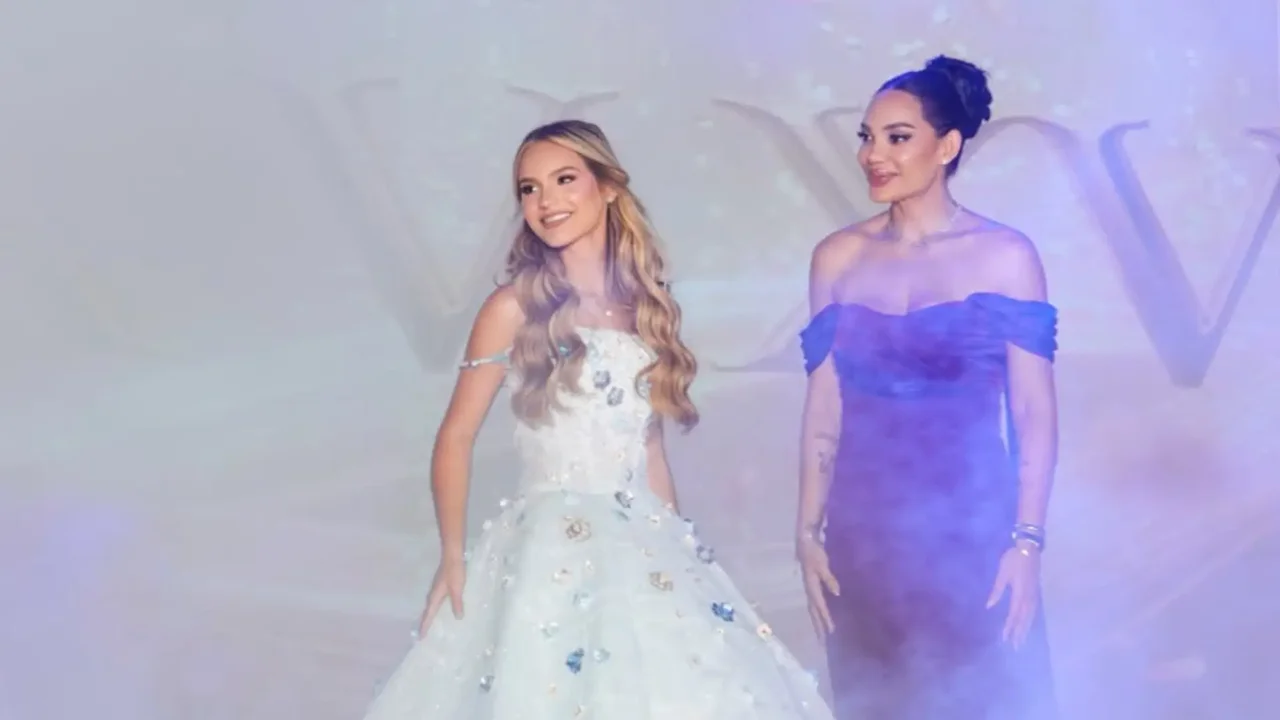 This was Andrea Valdiri's daughter's 15th birthday: luxurious car gift and emeralds for attendees