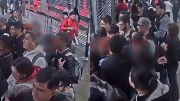 Seis presuntos “cosquilleros” fueron capturados en una de las estaciones más grandes y concurridas de Transmilenio Seis presuntos “cosquilleros” fueron capturados en una de las estaciones más grandes y concurridas de Transmilenio