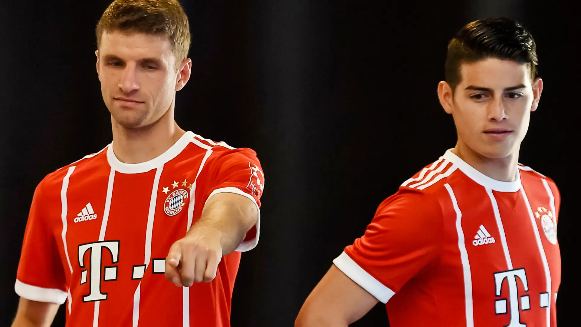 Thomas Müller y James Rodríguez Bayern Múnich
