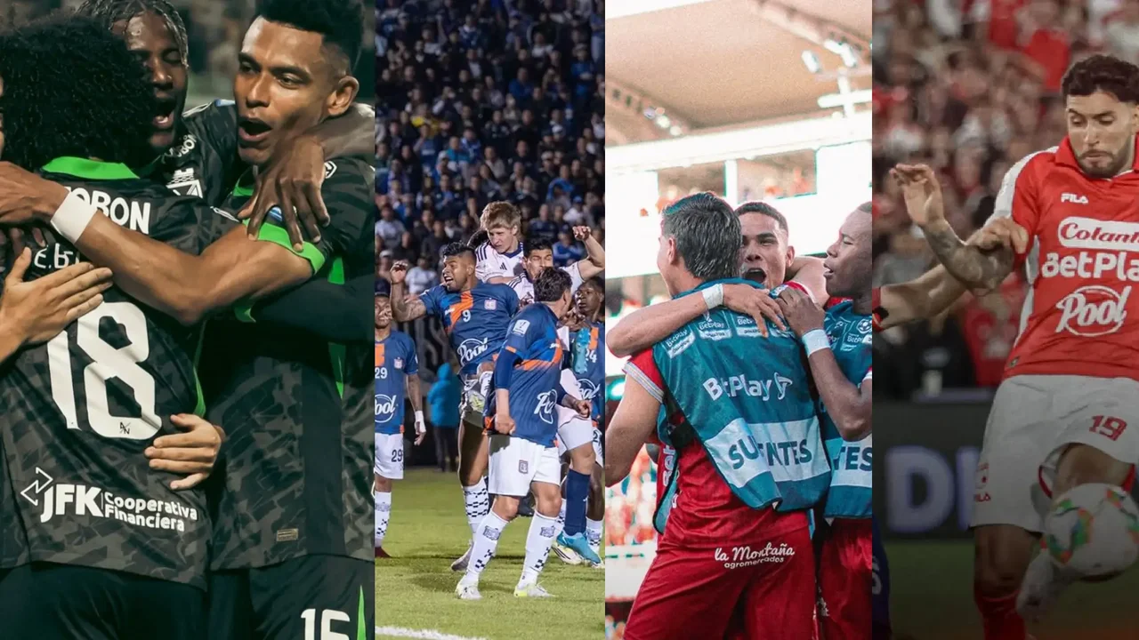 Calm for Nacional and America, concern for Millonarios and Santa Fe: this is how the Liga BetPlay table ended up