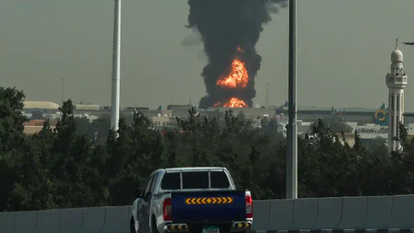 Ataque con drones cerca del Aeropuerto de Dubái afectó operaciones aéreas