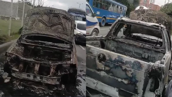 VIDEO | Camioneta se prendió en llamas en plena avenida Boyacá: su dueño quedó sin su herramienta de trabajo VIDEO | Camioneta se prendió en llamas en plena avenida Boyacá: su dueño quedó sin su herramienta de trabajo