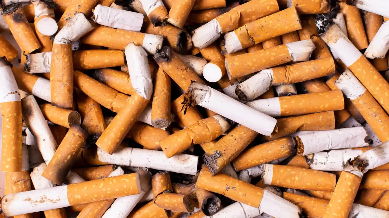 What happens to a cigarette butt after 10 years?