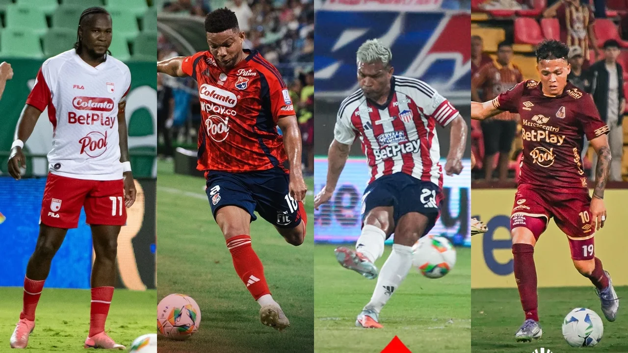 Note: Santa Fe, Medellín, Junior, and Tolima Groups in Copa Libertadores 2026