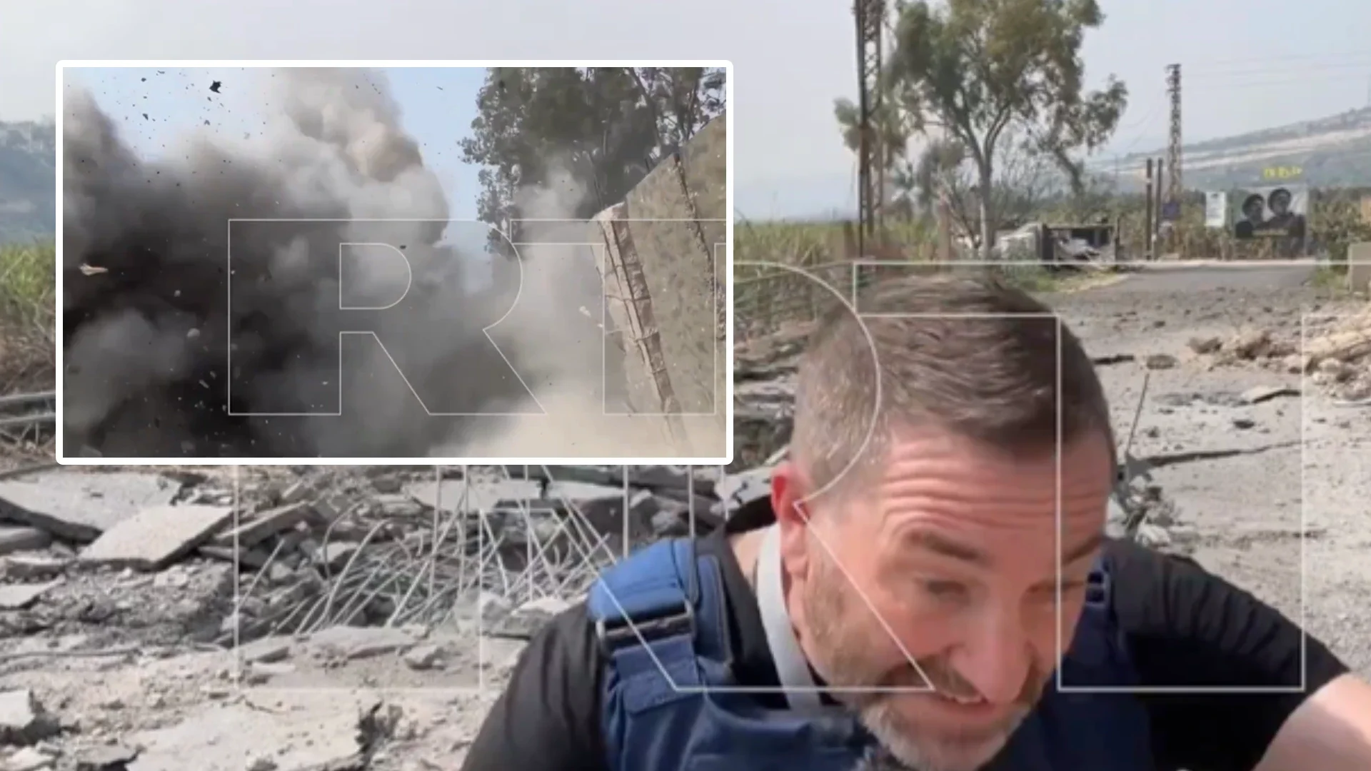 Periodista de RT sobrevivió a ataque.