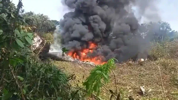 ATENCIÓN | Avión Hércules de la Fuerza Aérea se estrelló en Puerto Leguízamo, Putumayo