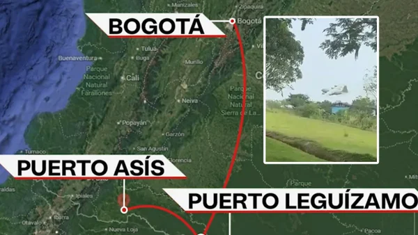 VIDEO | Momentos previos al accidente de avión de la Fuerza Aérea en Puerto Leguízamo