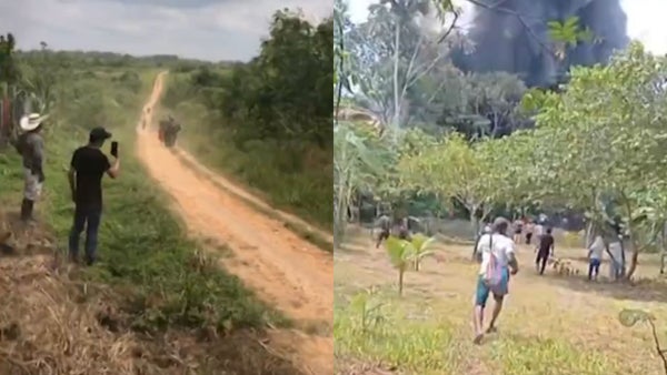 Conmoción en Puerto Leguízamo por accidente del avión Hércules de la Fuerza Aérea