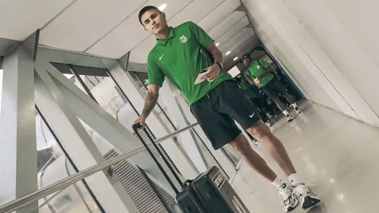 Atlético Nacional's statement on Nicolás Rodríguez: player removed from the team