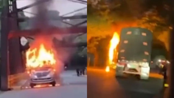 Se cumplen nueve días del paro minero: tres tractocamiones fueron incinerados en el Bajo Cauca