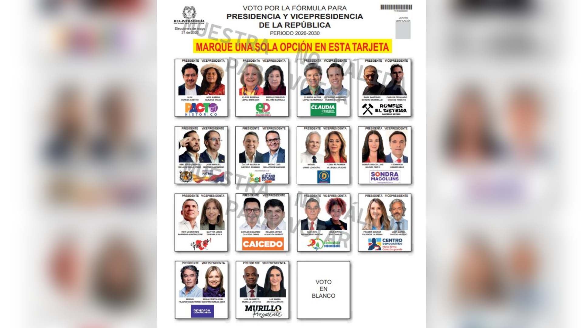 Foto: Registraduría