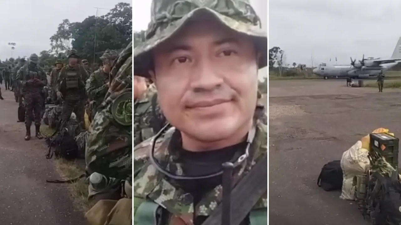 Military member sent a video to his daughter before boarding the Hércules C-130 that crashed in Putumayo