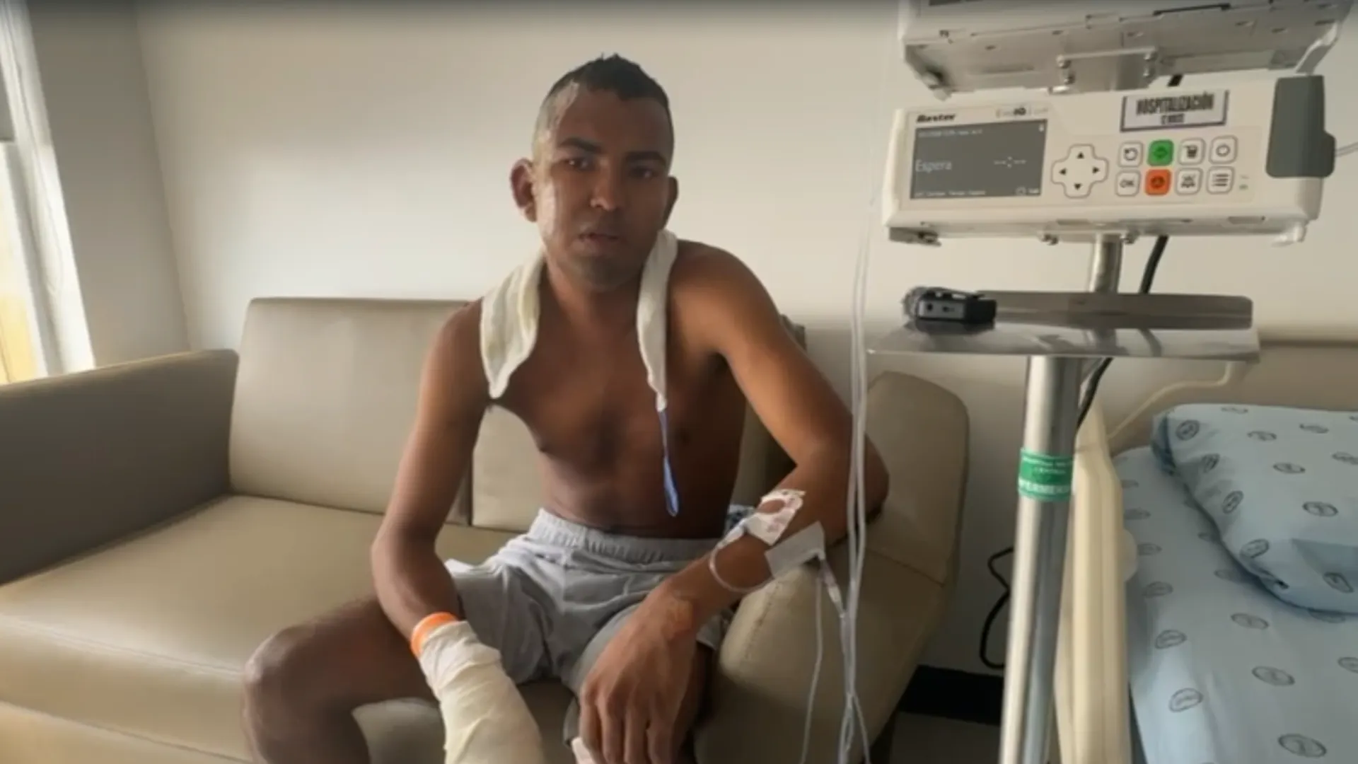 Soldado Mauricio Padilla sobreviviente accidente