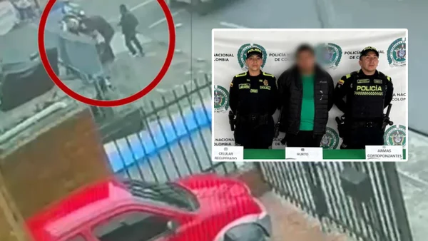 VIDEO | Así le cerraron el paso a un ladrón que había robado un celular en Bogotá