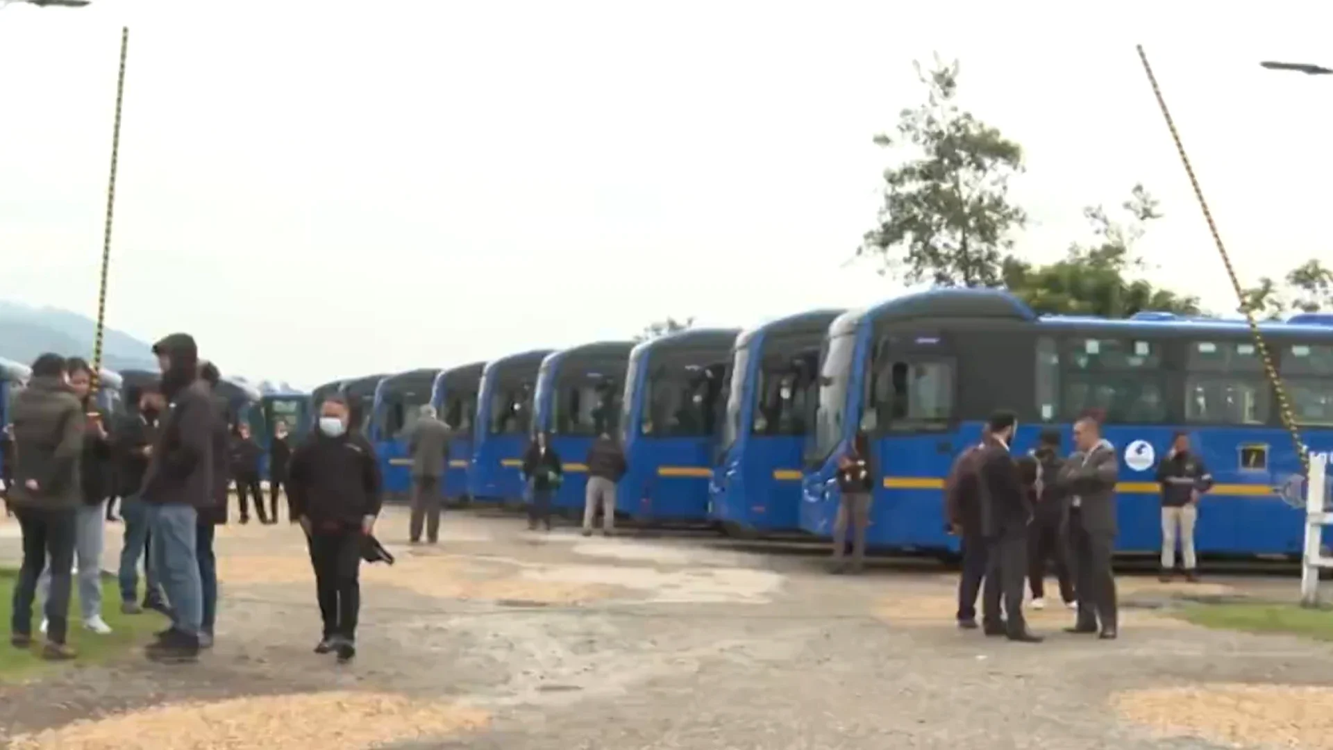 Nueva flota de buses SITP.