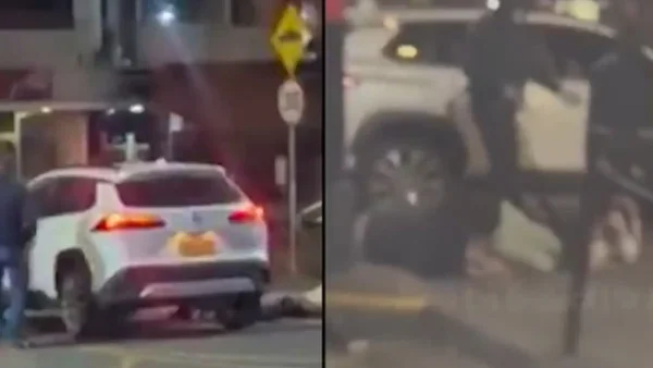 VIDEO | A punta de pistola bajaron a una familia en un McDonald’s y se llevaron su camioneta en Bogotá