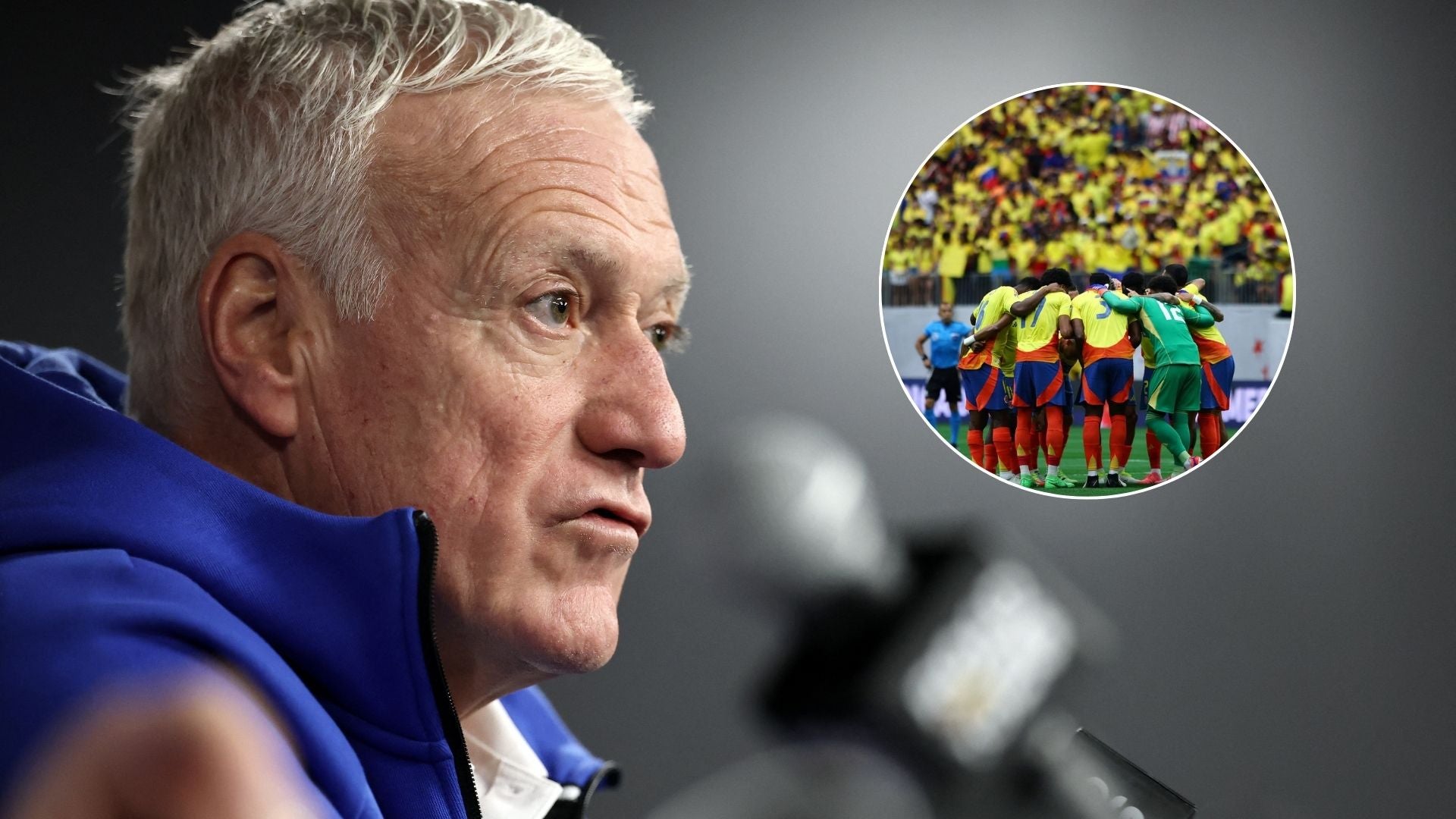 DT de Francia elogió a Colombia y la comparó con Brasil: esto dijo Didier Deschamps