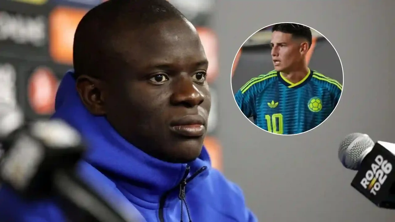 Kanté praised Colombia and highlighted James Rodríguez before the friendly with France