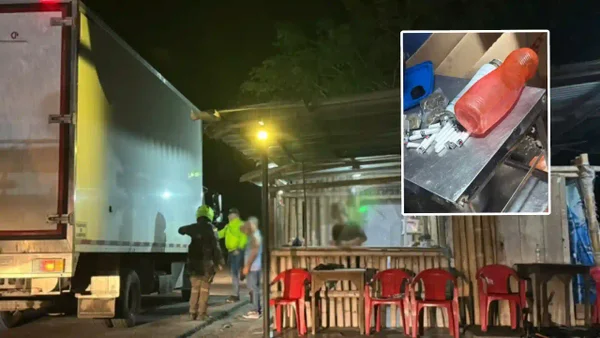 Camuflaban droga en utensilios de cocina en restaurante de camioneros en Cundinamarca